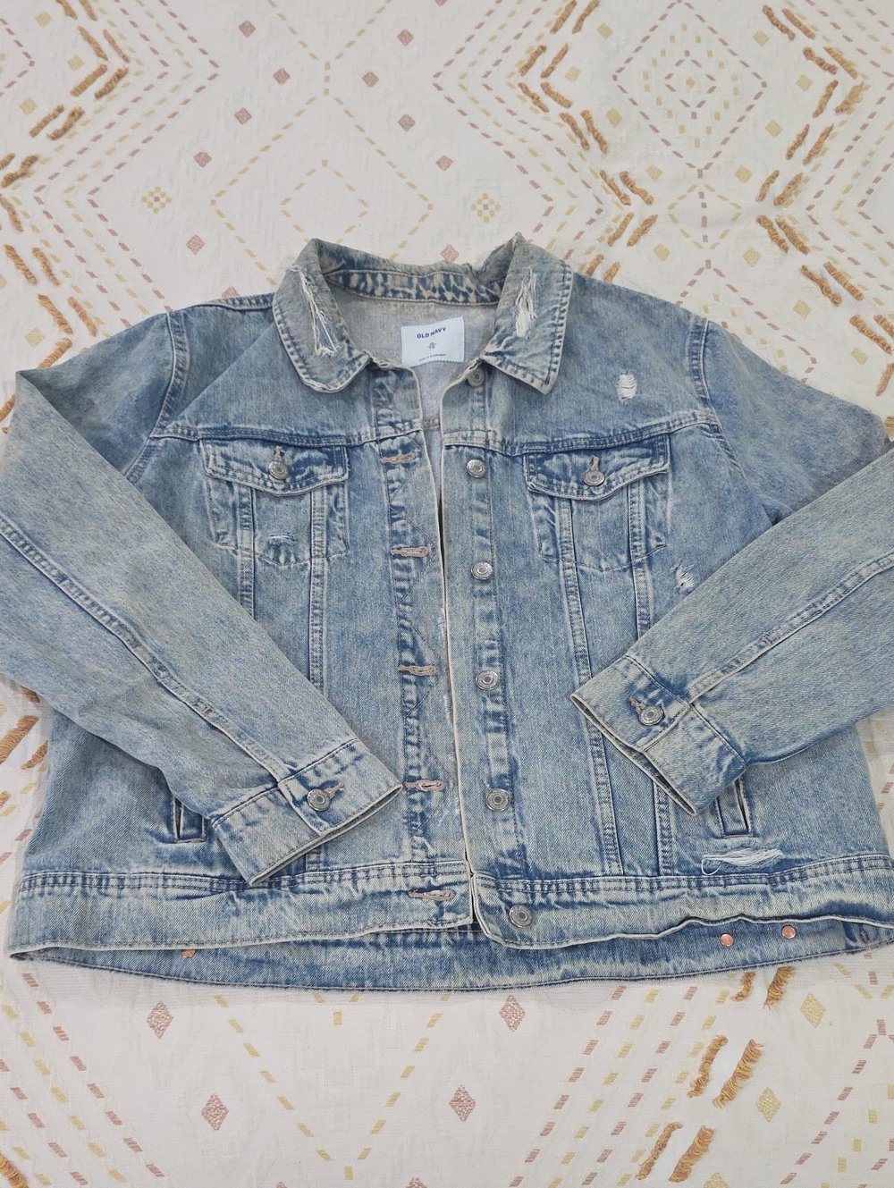 Distressed Denim Jacket